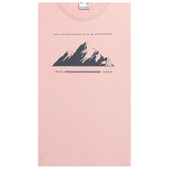 4F Γυναικεία κοντομάνικη μπλούζα
